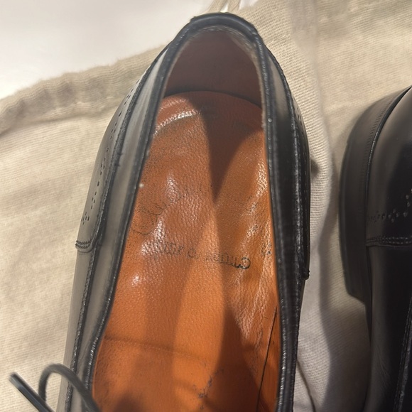 Santoni Danby Cap Toe Oxford Shoes - Picture 5 of 10